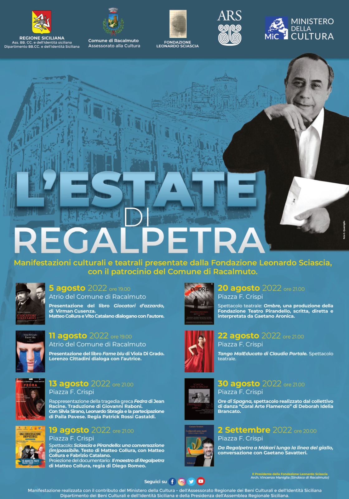 Programma Dell'Estate di Regalpetra 2022
