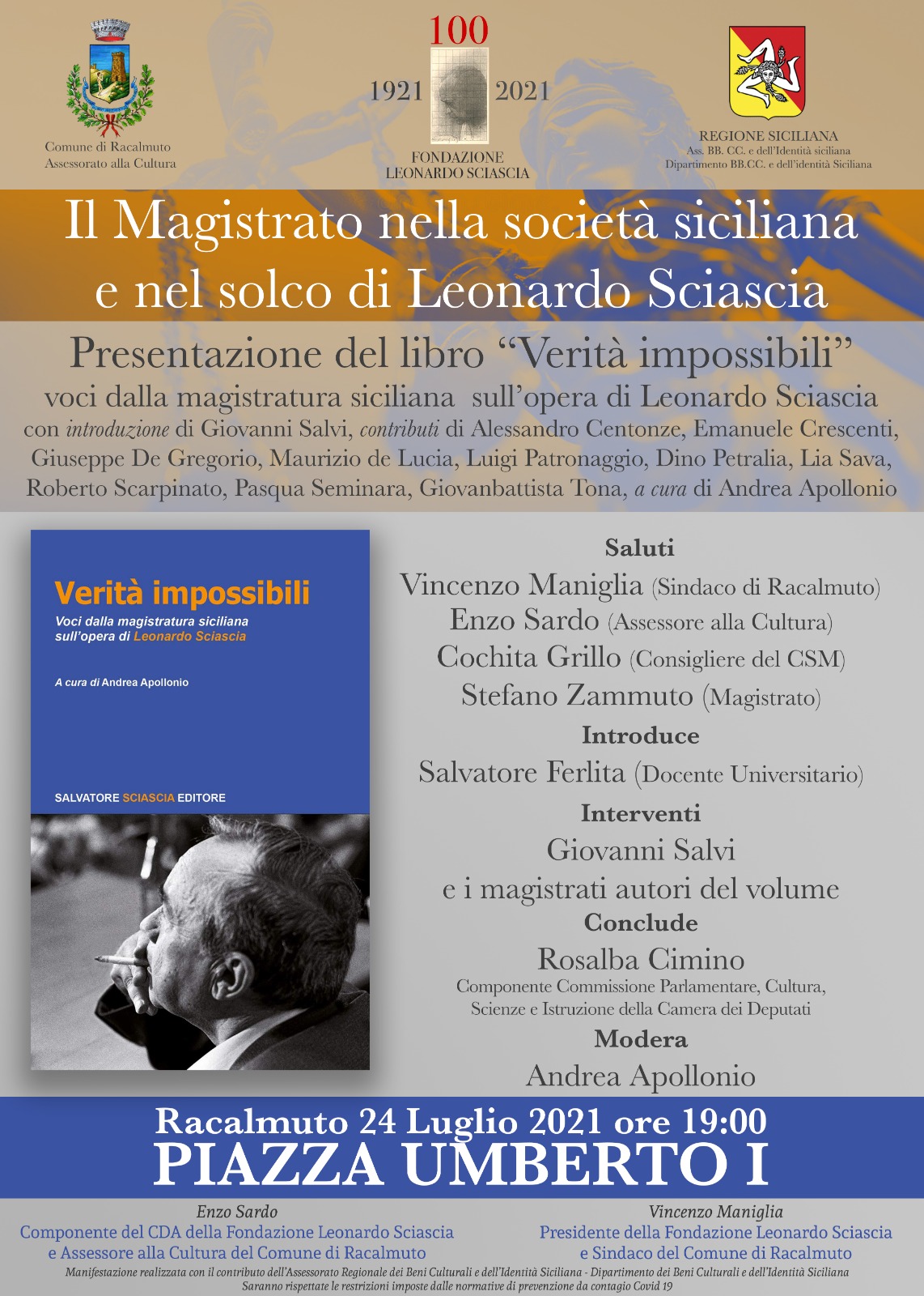 IL MAGISTRATO NELLA SOCIETÁ SICILIANA E NEL SOLCO DI LEONARDO SCIASCIA