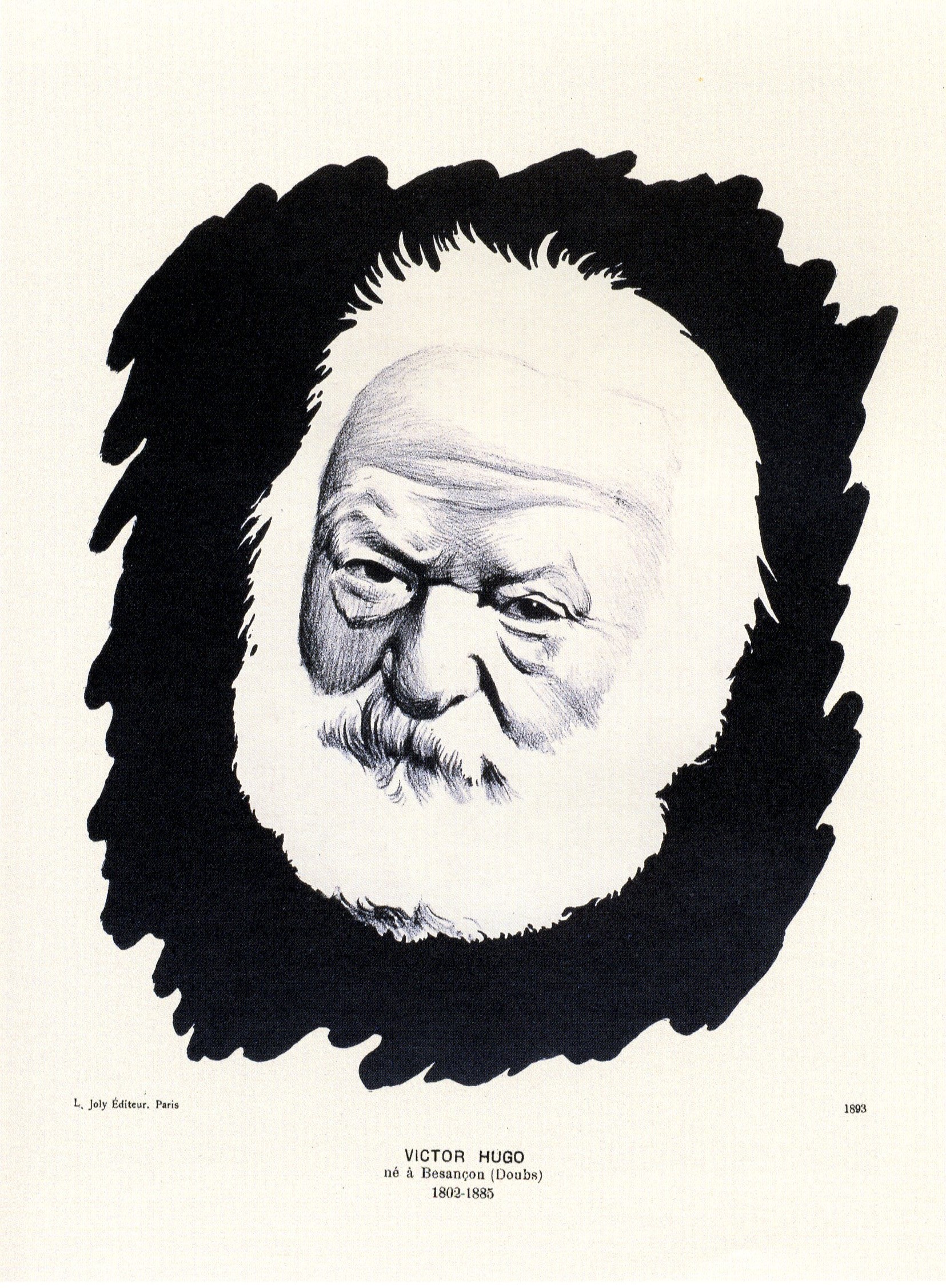 Victor Hugo - Litografia di anonimo