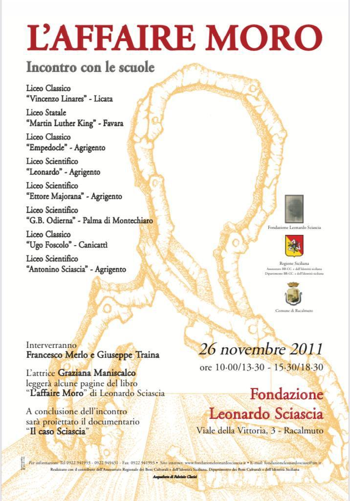 Giornate Sciasciane 26/11/2011 "L'Affaire Moro"