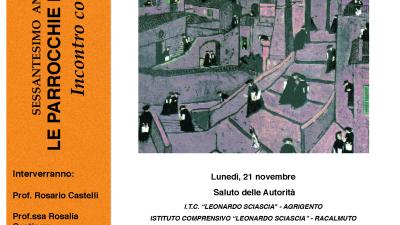 Giornate Sciasciane 21-22/11/2016 "Le parrocchie di Regalpetra"