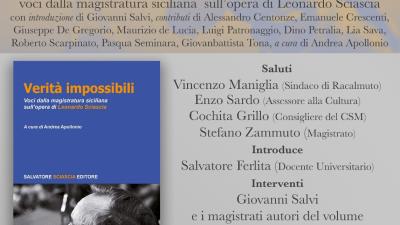 IL MAGISTRATO NELLA SOCIETÁ SICILIANA E NEL SOLCO DI LEONARDO SCIASCIA